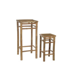 /Table tropical bambou marron.cl h76 de Edelman - deco maison et noël dans Tables, table basse
