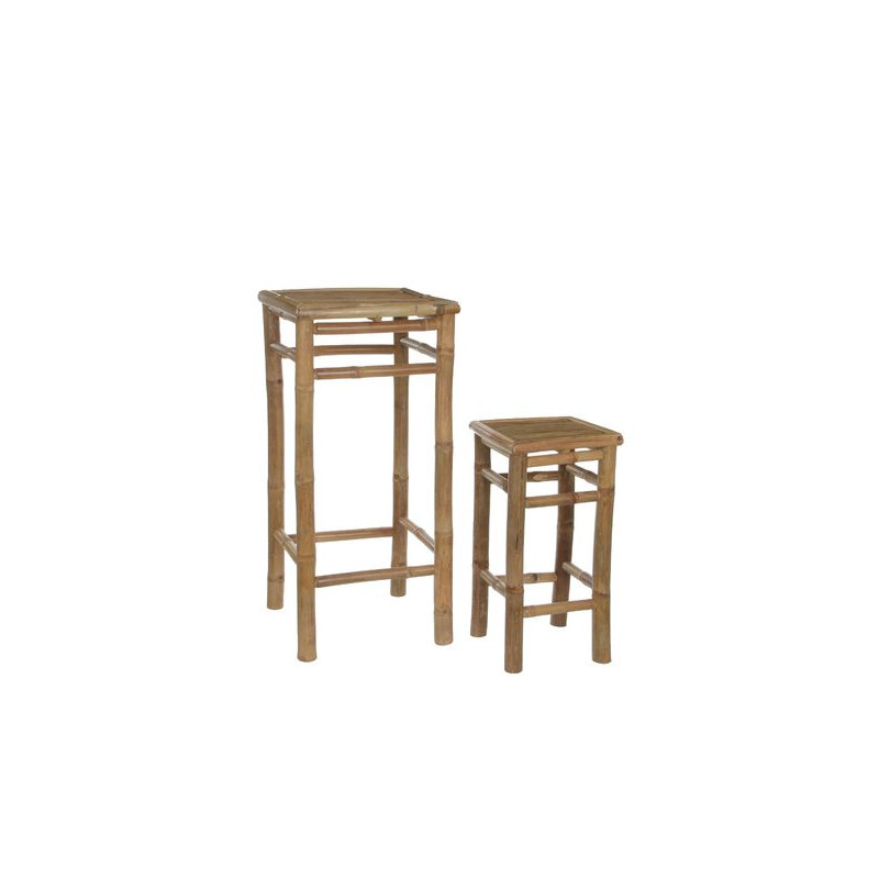 /Table tropical bambou marron.cl h76 de Edelman - deco maison et noël dans Tables, table basse