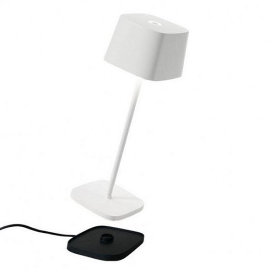 Lampe table ofelia pro blanc mat de Zafferano dans 🕯️ Bougies et encens