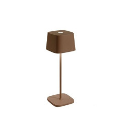 Lampe table ofelia pro rouille de Zafferano dans 🕯️ Bougies et encens