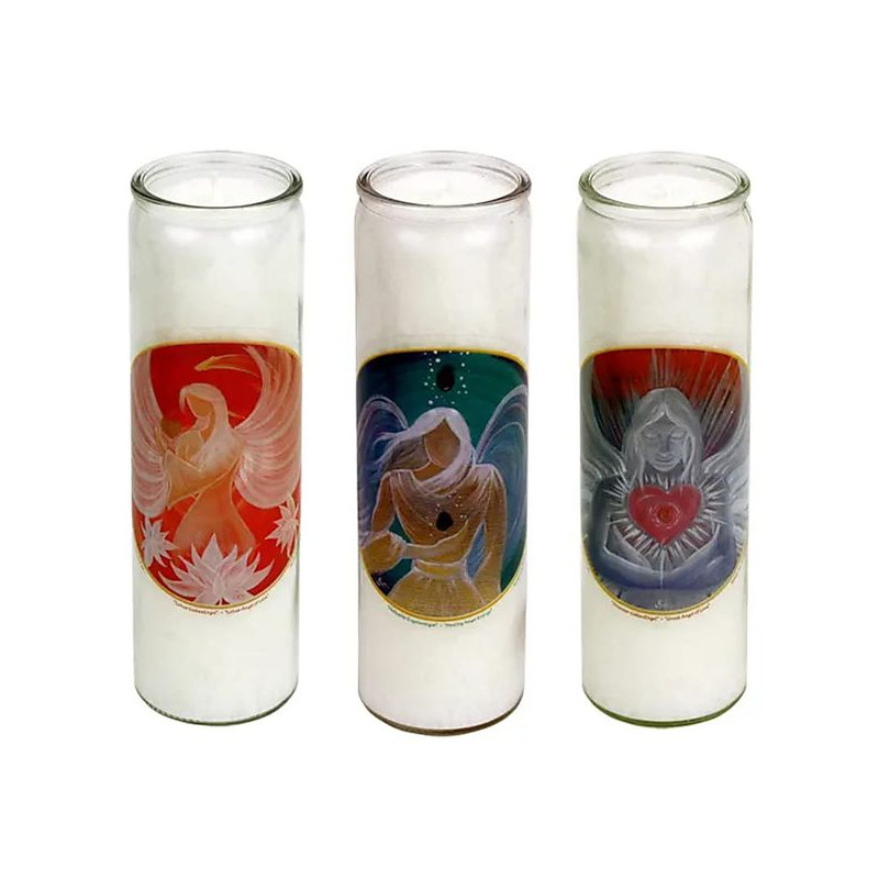Bougies parfumées Anges 21x6.5cm de Phoenix import dans 💎 Bijoux et accessoires ésotériques