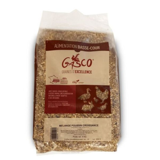 Melange poussin 4kg de Gasco dans Alimentation des poules et animaux de basse cour