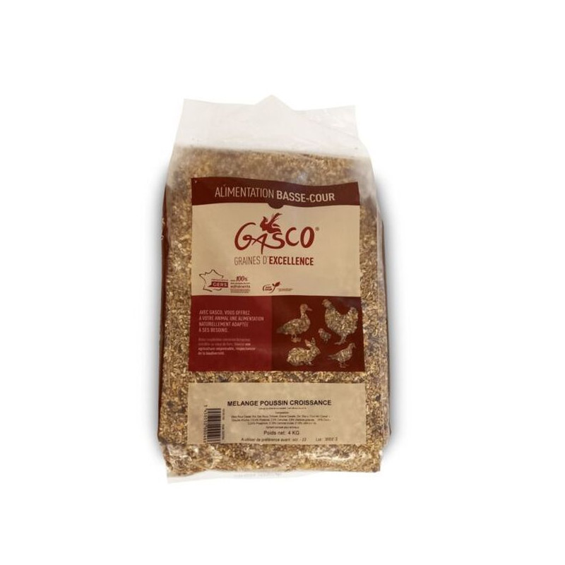 Melange poussin 4kg de Gasco dans Alimentation des poules et animaux de basse cour