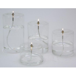 Lampe huile cylindre transparent gm xs de Bazardeluxe dans Eclairages - Luminaires - Lampes