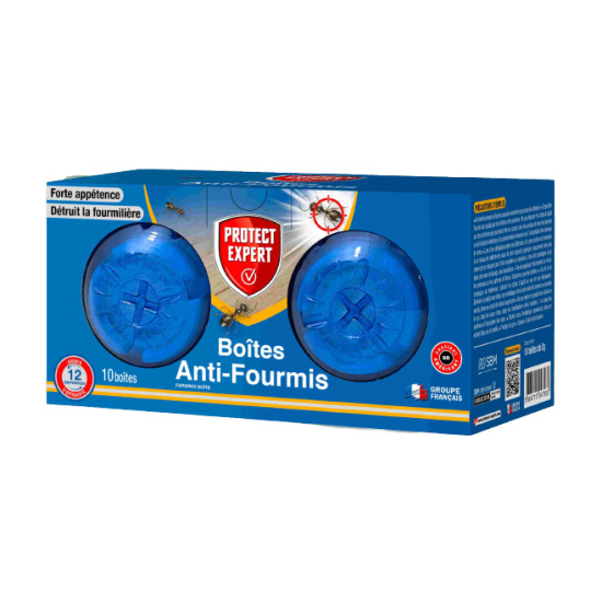 Fourmis - boîtes appâts X10 de Protect Expert -pour traiter ou prévenir dans 🐜 Produits anti Fourmis