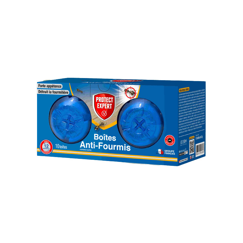 Fourmis - boîtes appâts X10 de Protect Expert -pour traiter ou prévenir dans 🐜 Produits anti Fourmis