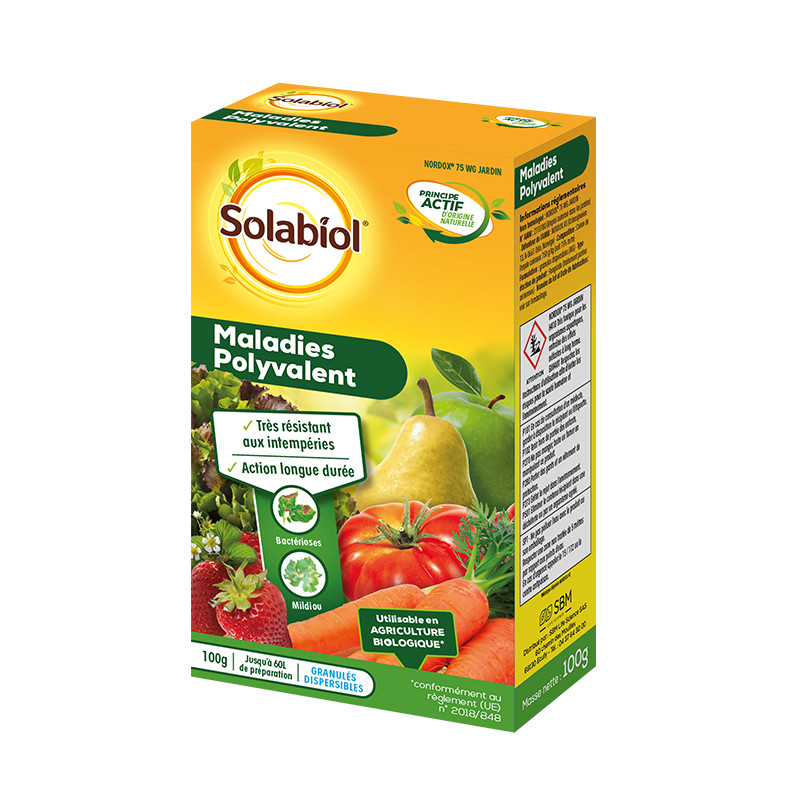 Maladies polyvalent 100G de Solabiol - traiement bio pour plantes dans Anti-maladie