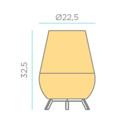 Lampe à batterie saona 30 de Newgarden, éclairage solaire et à batterie dans Eclairage extérieur