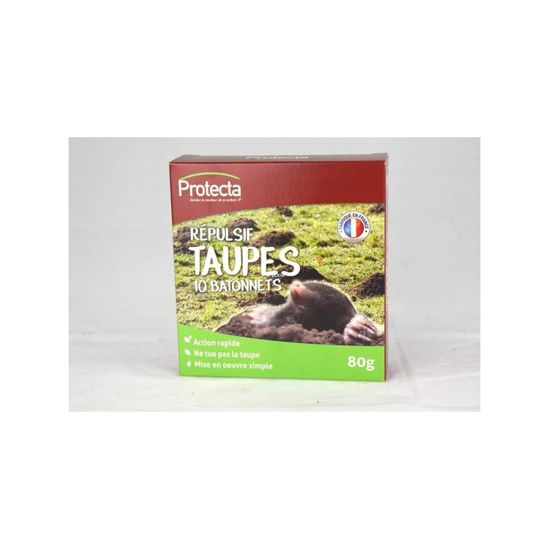 Taupes bâtonnets répulsifs 80g de Protecta - Produits dans Produits anti Taupe