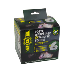 2 TAPETTEs SOURIS PLASTIQUE de Protecta - Produits dans 🐁 Raticide / souricide