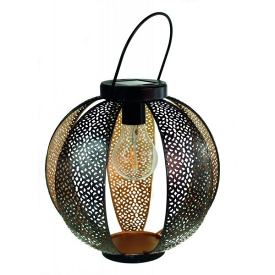 Lanterne solaire metal Patio de Watt & Home - Eclairage solaire de jardin dans Eclairage Solaire de jardin