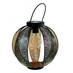 Lanterne solaire metal Patio de Watt & Home - Eclairage solaire de jardin dans Eclairage Solaire de jardin