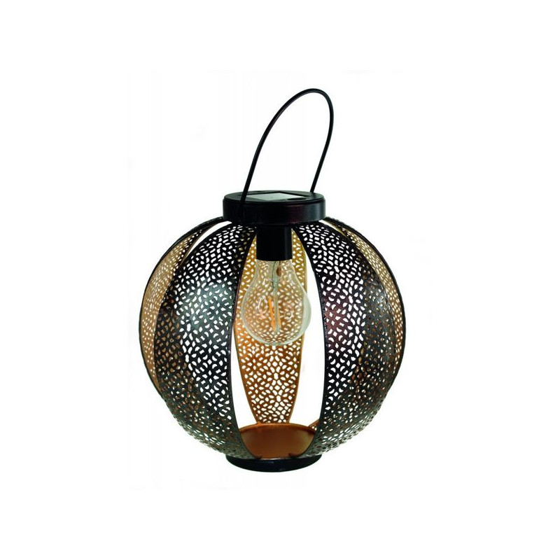 Lanterne solaire metal Patio de Watt & Home - Eclairage solaire de jardin dans Eclairage Solaire de jardin