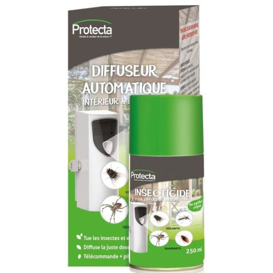 Diffuseur protecta + aérosol insecticide de Protecta - Produits dans 🕷🪰Produits anti Insectes volants et rampants