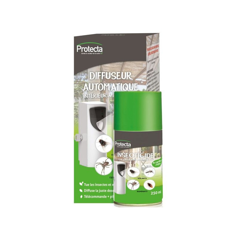 Diffuseur protecta + aérosol insecticide de Protecta - Produits dans 🕷🪰Produits anti Insectes volants et rampants