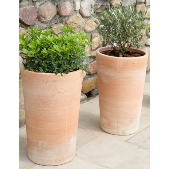 Pot cuvier contemporain 4271 en terre cuite Goicoechea, pays basque de Goicoechea - POTIER CERAMISTE dans Pots en terre cuite