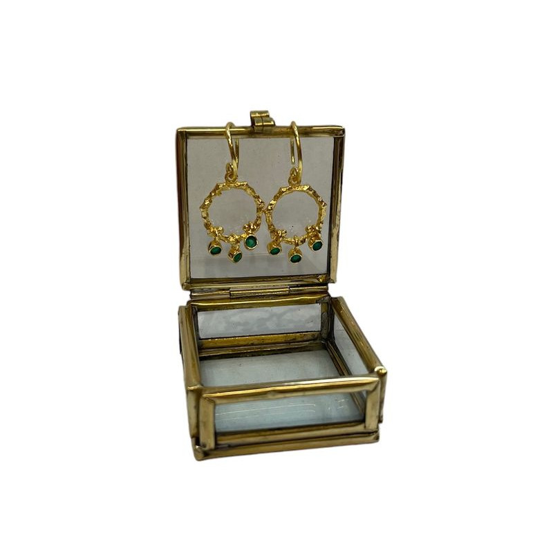 /Boucle d'oreille nori hexagon charms agate de Muja juma dans 💎 Bijoux et accessoires ésotériques