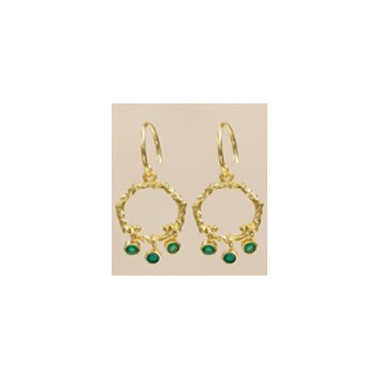 /Boucle d'oreille nori hexagon charms agate de Muja juma dans 💎 Bijoux et accessoires ésotériques