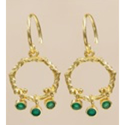 /Boucle d'oreille nori hexagon charms agate de Muja juma dans 💎 Bijoux et accessoires ésotériques