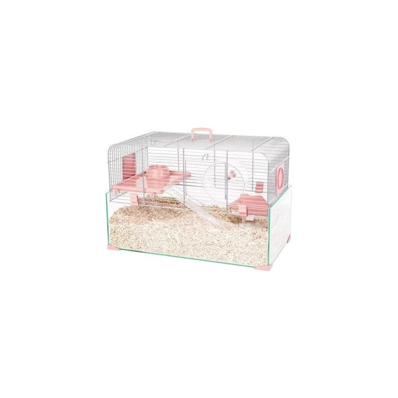 Cage panas colour 80 rose de Zolux - Produit pour animaux dans Cages pour rongeurs