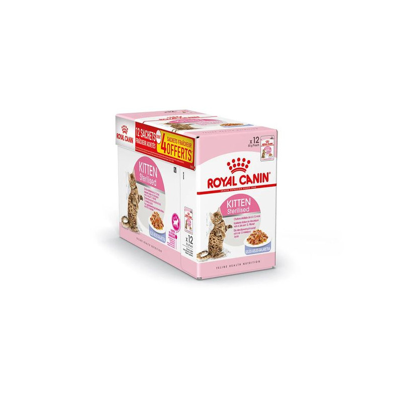 Kitten sterilised gelee 12x85g PROMO de Royal Canin - Croquette chien et chat dans Patees pour chats