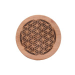 Support Encens Bois Fleur De Vie Galeo de Galeo- Parfums-Savons-aromathérapie dans Encens et accessoires