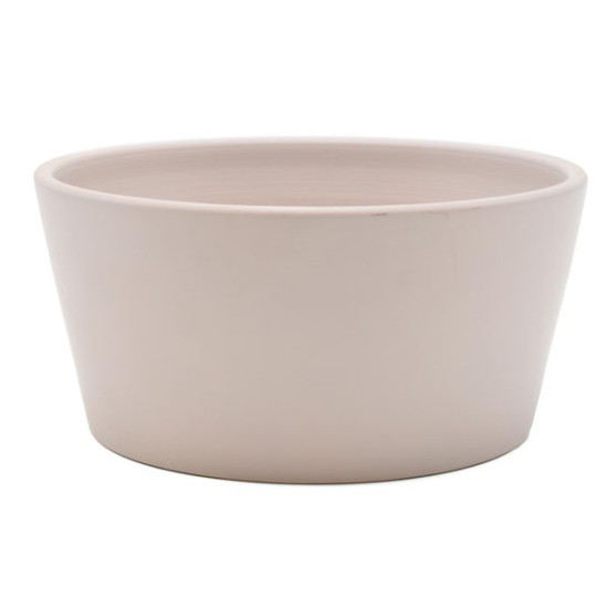 Coupe dana d20 h10cm ceramique mat taupe de Pot et Deco - poterie céramique de qualité dans Cache-pot et pot déco