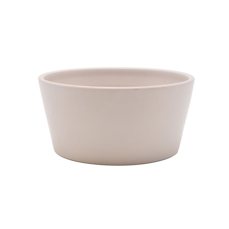 Coupe dana d20 h10cm ceramique mat taupe de Pot et Deco - poterie céramique de qualité dans Cache-pot et pot déco