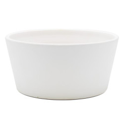 Coupe dana d20 h10cm ceramique mat blanc de Pot et Deco - poterie céramique de qualité dans Cache-pot et pot déco