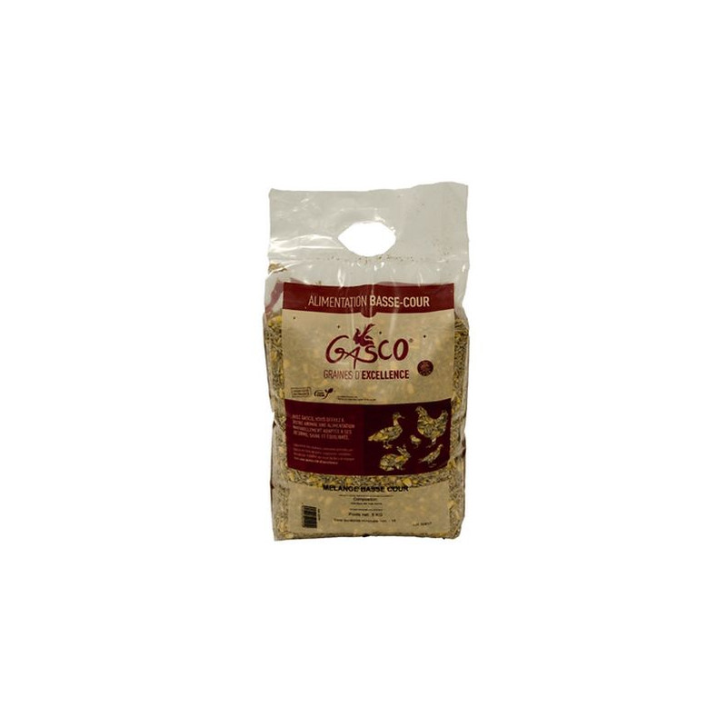 Melange Basse Cour 5 Kg Gasco de Gasco dans Alimentation des poules et animaux de basse cour