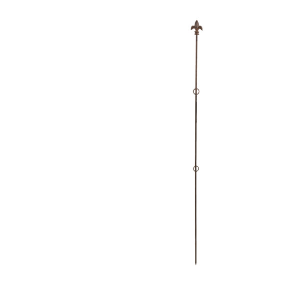 Support de plantes vertical fleur de lys s de Esschert design - deco maison et jardin dans Deco de jardin autre