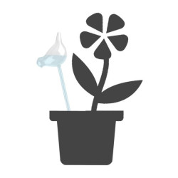 Arroseur plantes oiseau verre de Esschert design - deco maison et jardin dans Arrosage de vacances