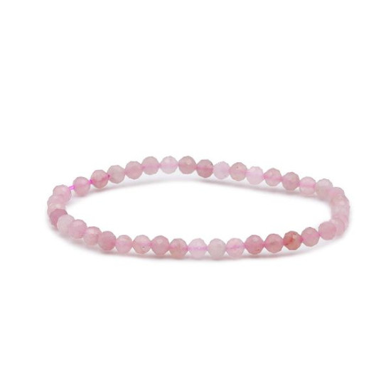 Bracelet facetté 04mm quartz rose a de Camille ambiance nature dans 💎 Bijoux et accessoires ésotériques