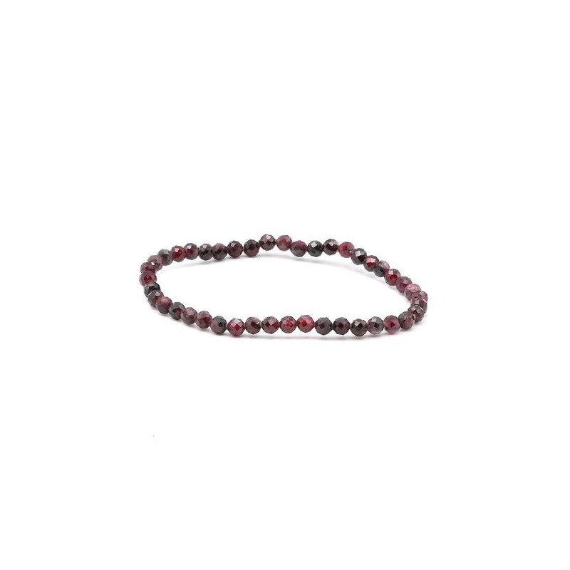 Bracelet facetté 04mm grenat rouge almandin a de Camille ambiance nature dans 💎 Bijoux et accessoires ésotériques