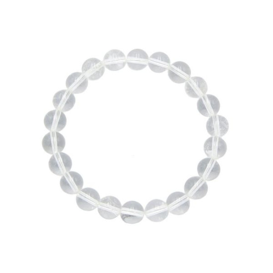/Bracelet boule 08mm cristal de roche a de Camille ambiance nature dans 💎 Bijoux et accessoires ésotériques