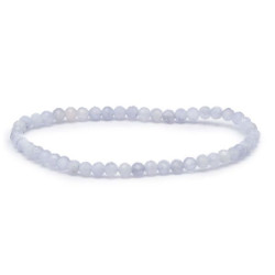 Bracelet facetté 03mm calcedoine bleue a de Camille ambiance nature dans 💎 Bijoux et accessoires ésotériques
