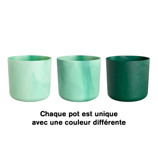 Pot The Ocean Rond 18Cm Vert -Elho de Elho - Pot en plastique de qualité dans Pots en plastique