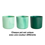 Pot The Ocean Rond 18Cm Vert -Elho de Elho - Pot en plastique de qualité dans Pots en plastique