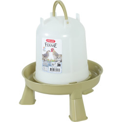 Abreuvoir pied 1.5l lichen pour poules/volailles de Zolux - Produit pour animaux dans Abreuvoirs pour poules