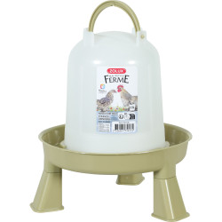 Abreuvoir pied 1.5l lichen pour poules/volailles de Zolux - Produit pour animaux dans Abreuvoirs pour poules