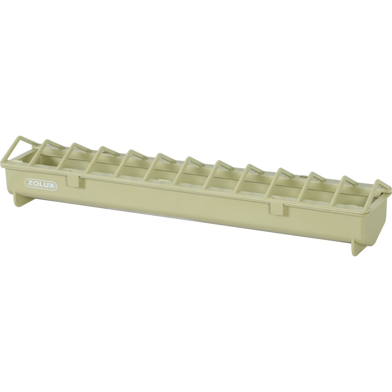 Mangeoire 40cm lichen pour poules et volailles de Zolux - Produit pour animaux dans Mangeoires pour poules
