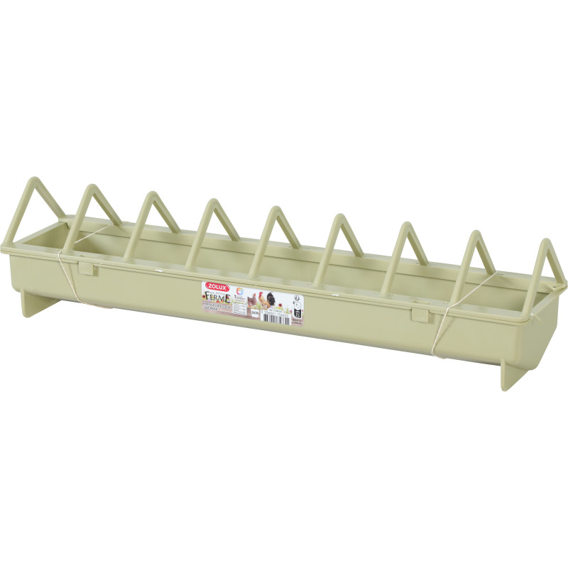 Mangeoire 50cm lichen pour poules et volailles de Zolux - Produit pour animaux dans Mangeoires pour poules