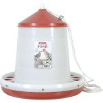 Mangeoire silo 8kg terra pour poules/volailles de Zolux - Produit pour animaux dans Mangeoires pour poules