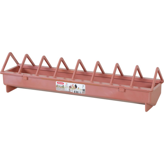Mangeoire 50cm terra pour poules et volailles de Zolux - Produit pour animaux dans Mangeoires pour poules