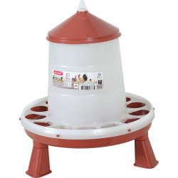 Mangeoire silo pied 2kg terra pour poules de Zolux - Produit pour animaux dans Mangeoires pour poules