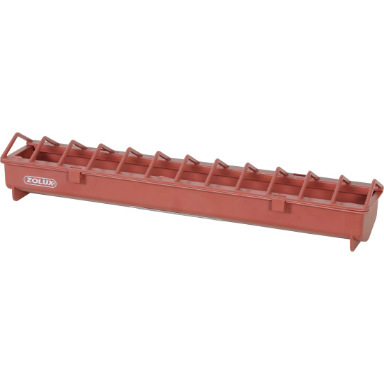 Mangeoire 40cm terra pour poules et volailles de Zolux - Produit pour animaux dans Mangeoires pour poules