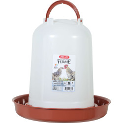 Abreuvoir 8l terra pour poules et volailles de Zolux - Produit pour animaux dans Abreuvoirs pour poules
