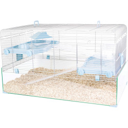 Cage panas colour 80 bleu de Zolux - Produit pour animaux dans Cages pour rongeurs
