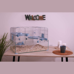 Cage panas colour 60 bleu de Zolux - Produit pour animaux dans Cages pour rongeurs