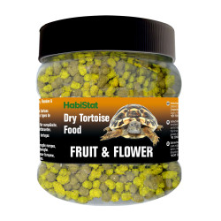 Tortue food fruit & flower 200 g de Habistat, le matériel pour les reptiles dans Alimentation Seche et granules pour reptiles
